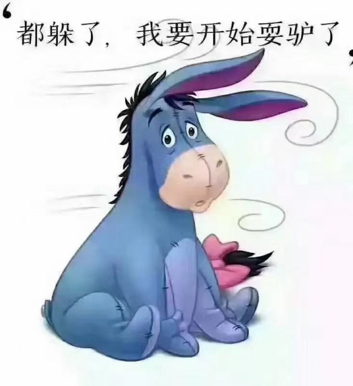 都躲了我要开始耍驴了