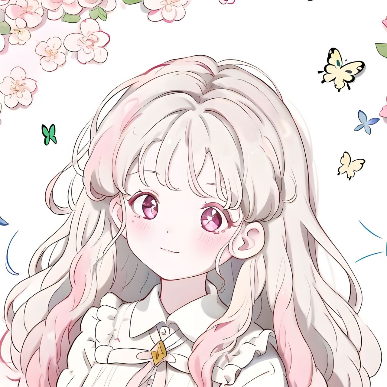 系少女头像: 即使星光黯然,我也可以看到你眼中的光,给我无尽的光芒