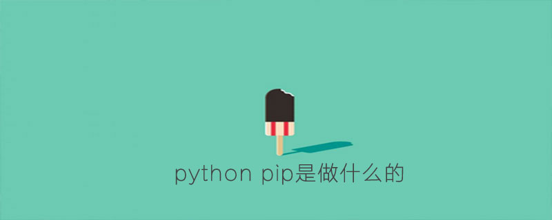 python的pip是做什么的