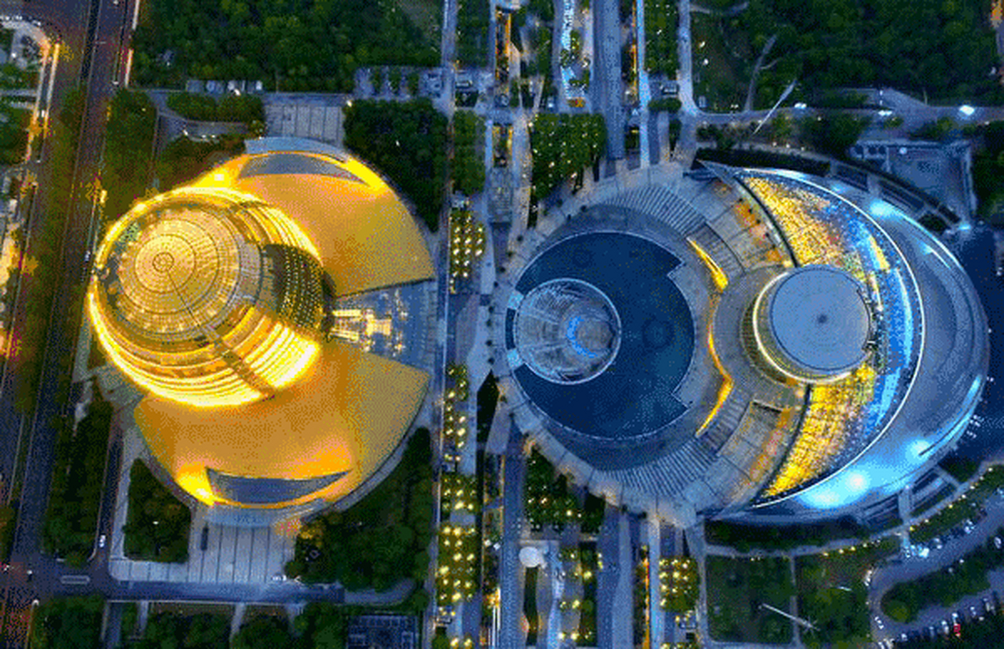 杭州圆形建筑图片