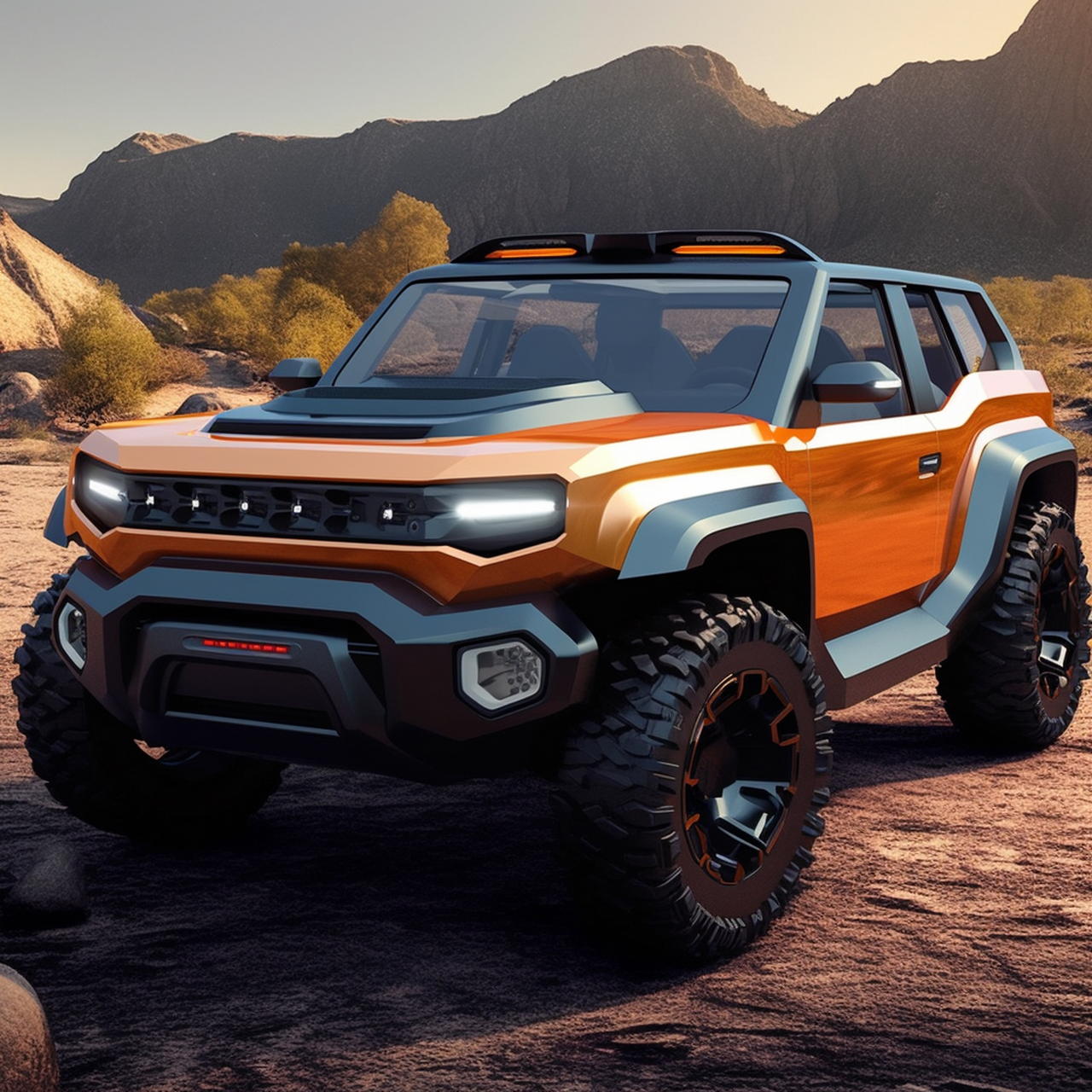 科幻感的硬派越野汽车 #汽车# #长城汽车# #硬派越野# #汽车设计