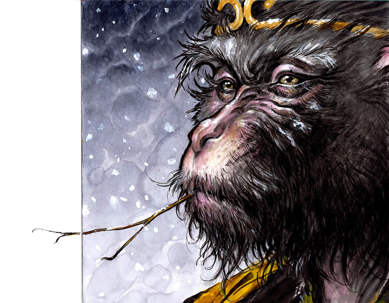 一组暗黑风格的《西游记》插画欣赏