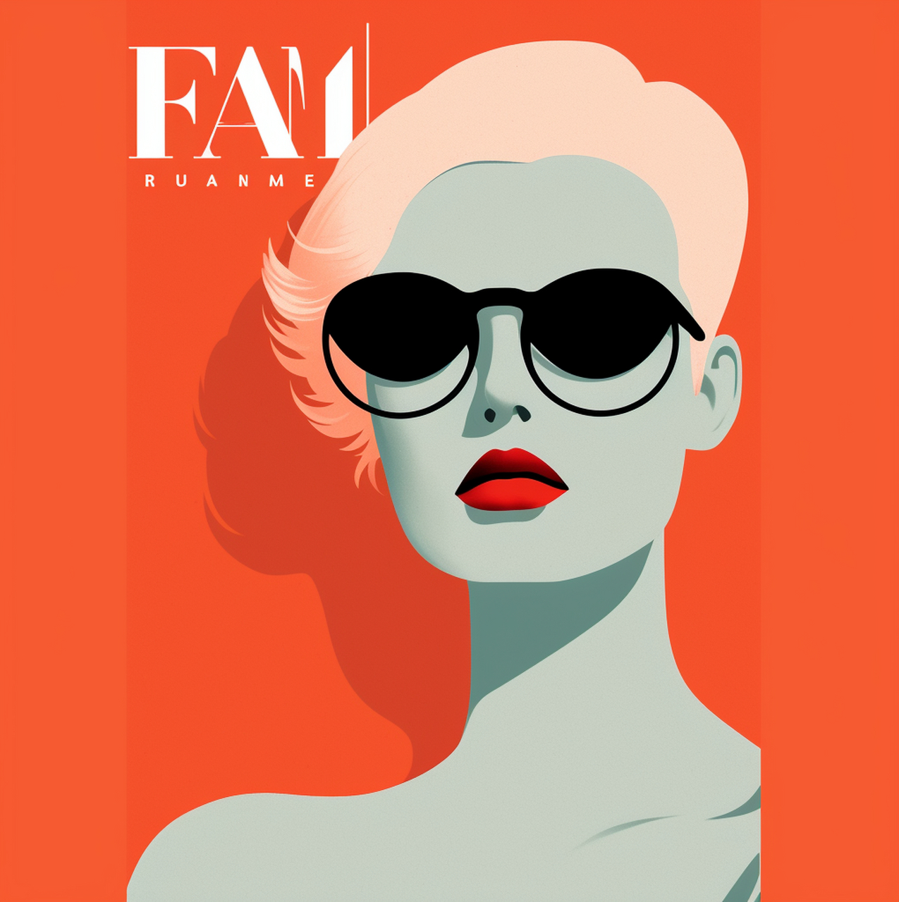 使用ai工具进行艺术时尚杂志封面设计