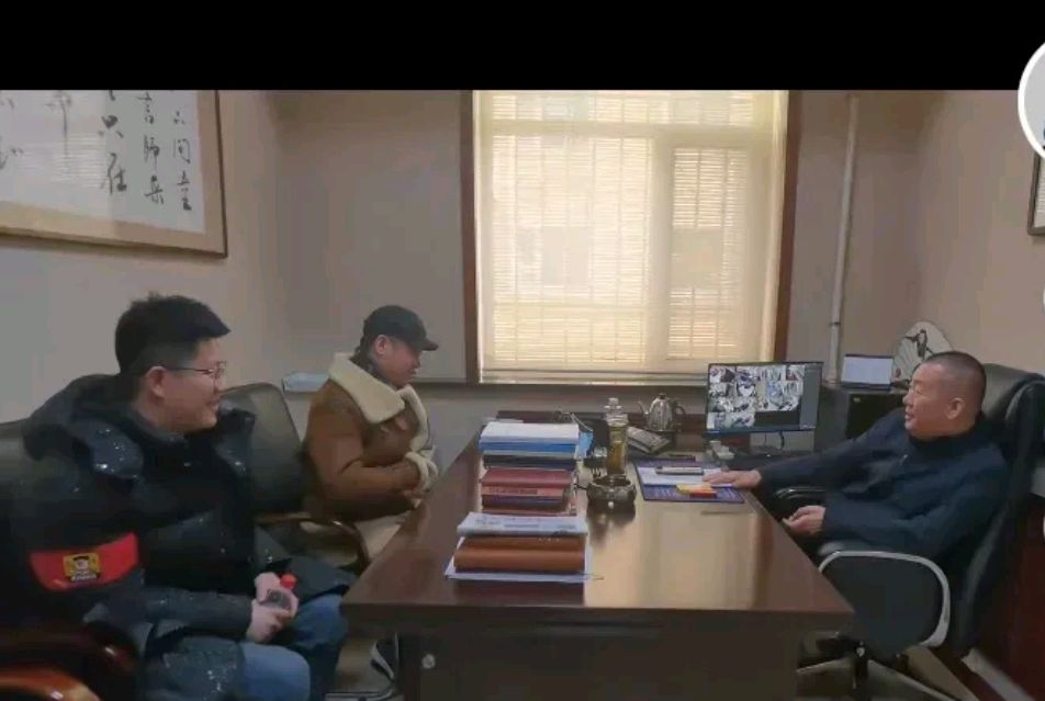 黑龙江曲艺团团长刘彤亲切会见德云社相声演员孔云龙和章九徕