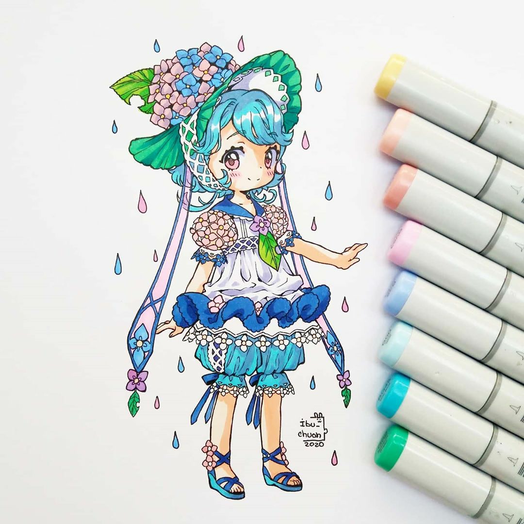 2021年最新版马克笔动漫人物素材,临摹学习好资料!