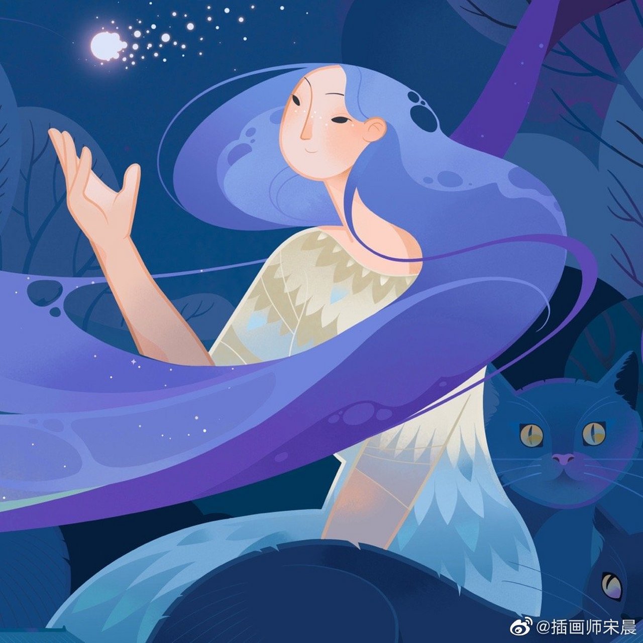 插画师宋晨 作品 676767 #绘画欣赏