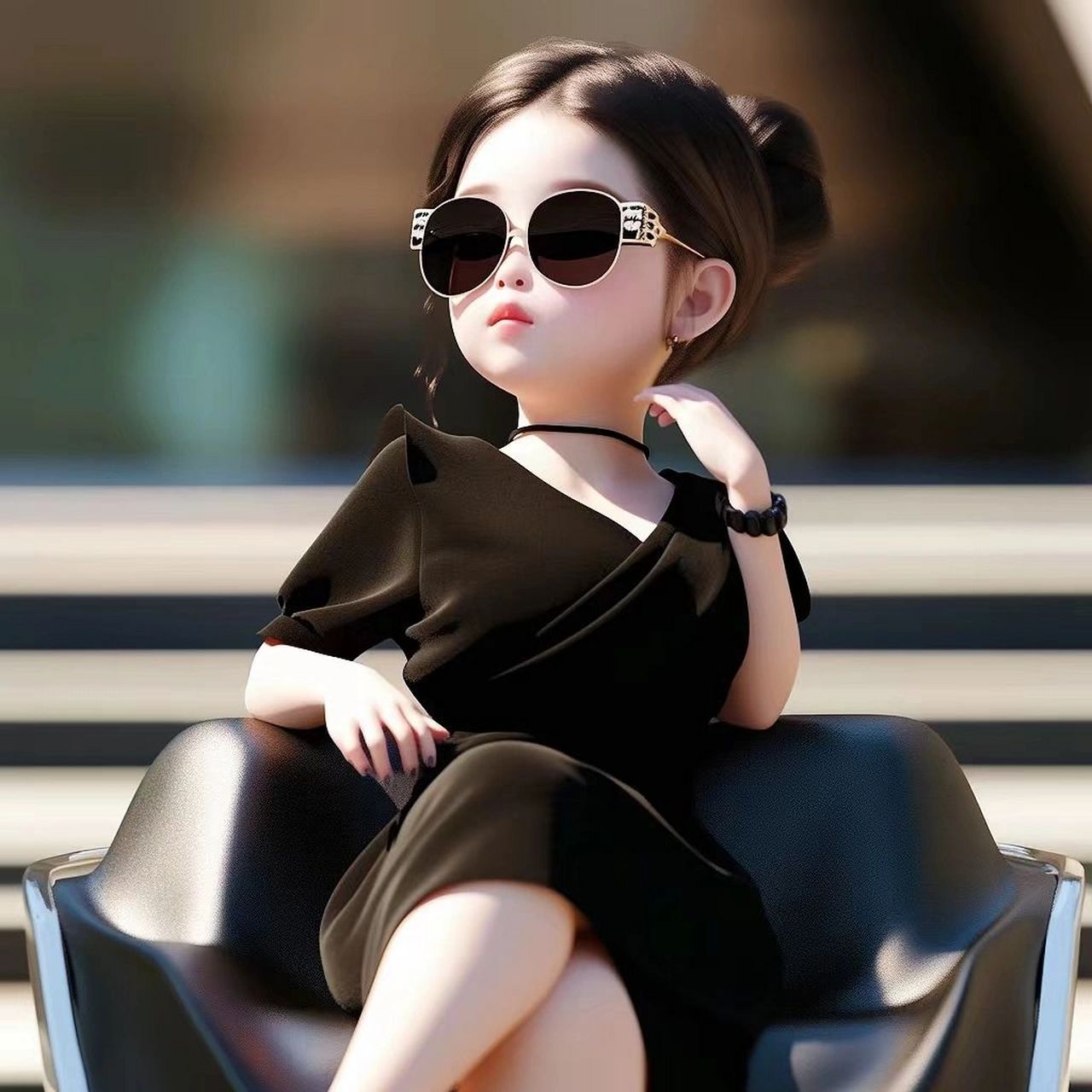 女生头像:御姐范的小胖妞,太可爱了!#头像# #微信头像