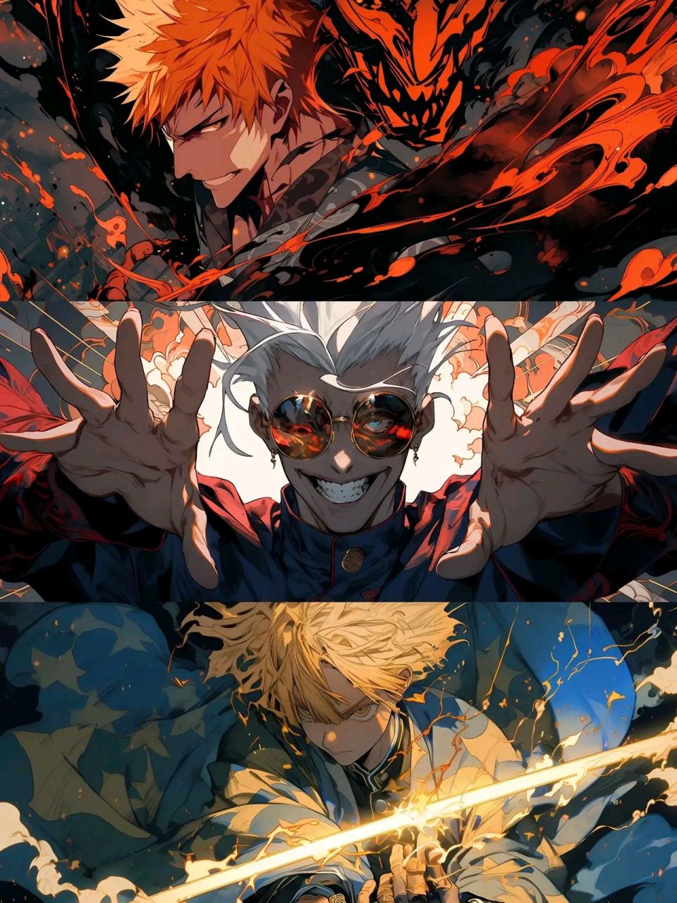 壁纸# #二次元# 动漫大男主合集