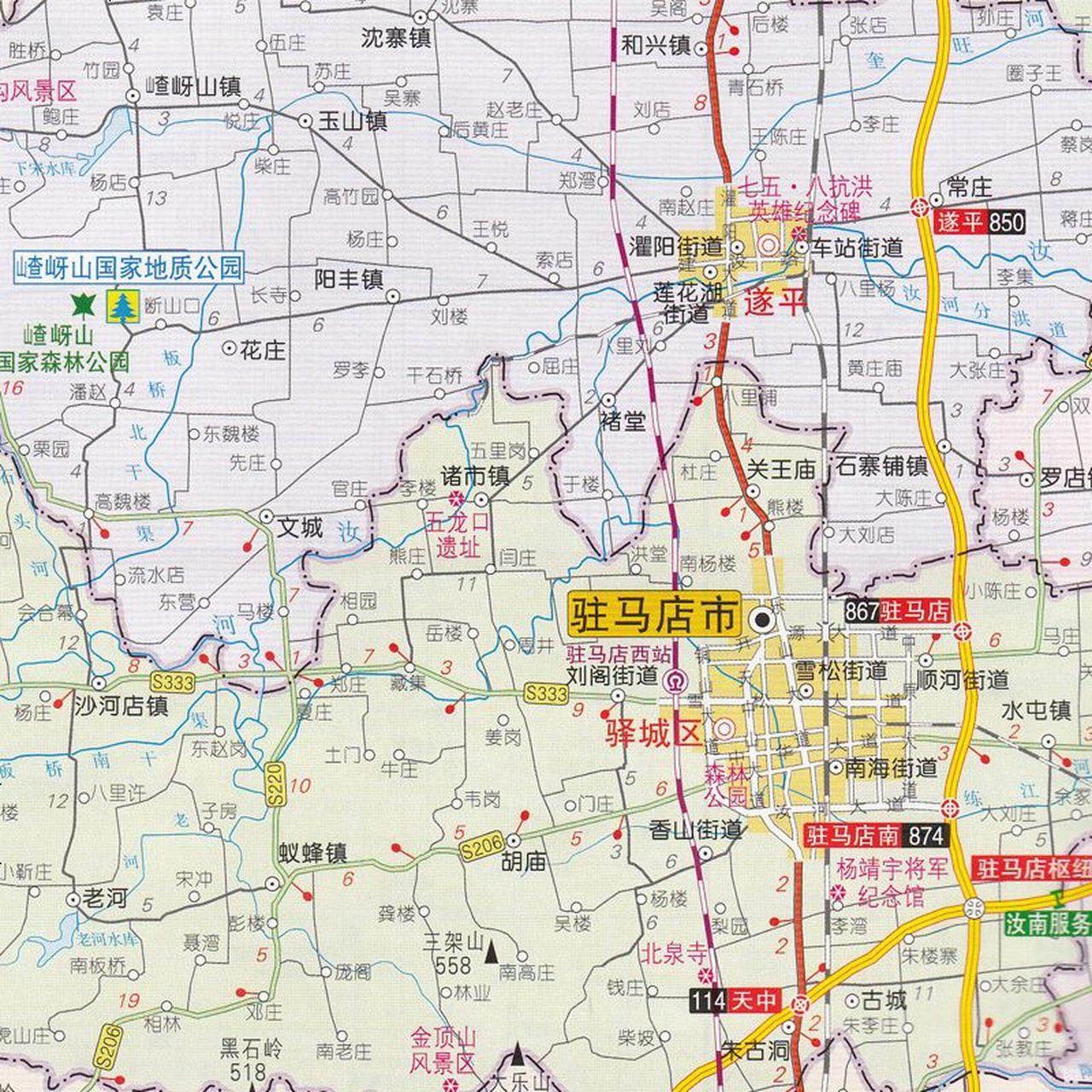 岳阳107国道东移线路图图片
