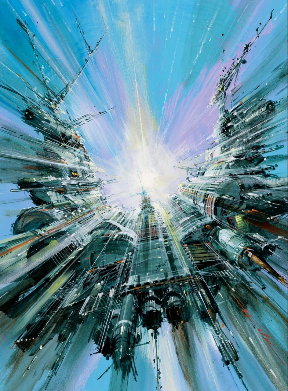 画师noriyoshi ohrai(生赖范义)创作的科幻题材插画,画风稳健大气.