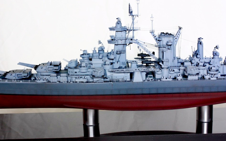 舰船欣赏:美国阿拉斯加级大型巡洋舰旧照与模型