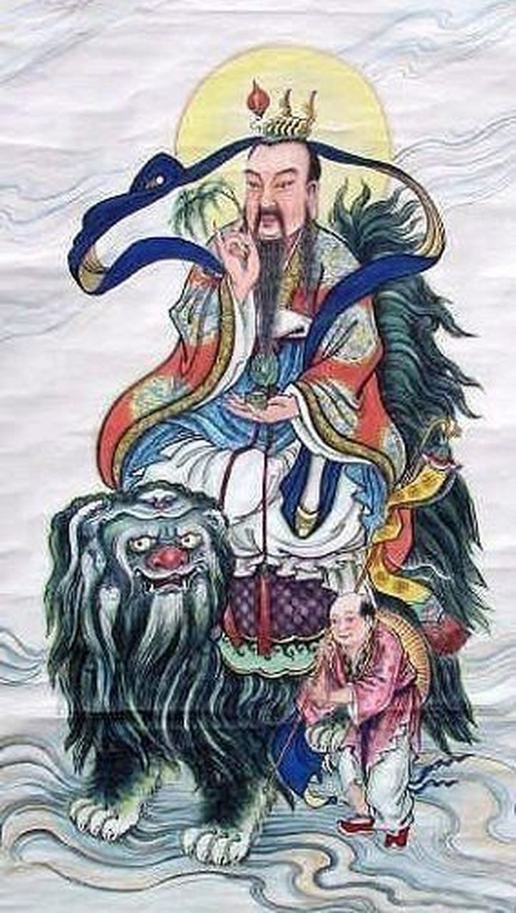 太乙救苦天尊,又称东极青华大帝,寻声救苦天尊,青玄九阳上帝,他和南极