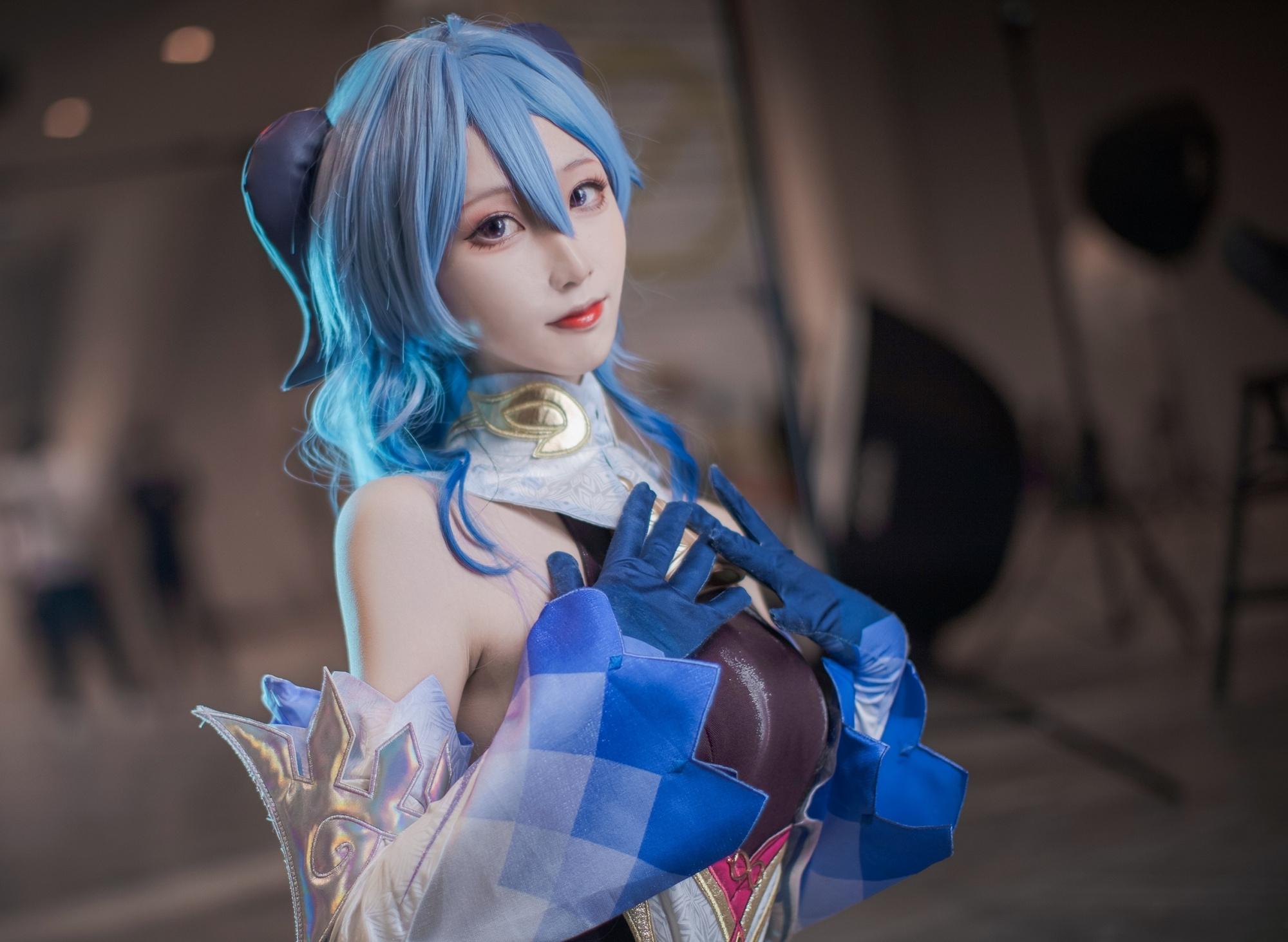 甘雨cos,小姐姐的大长腿,实在是太吸睛了啊