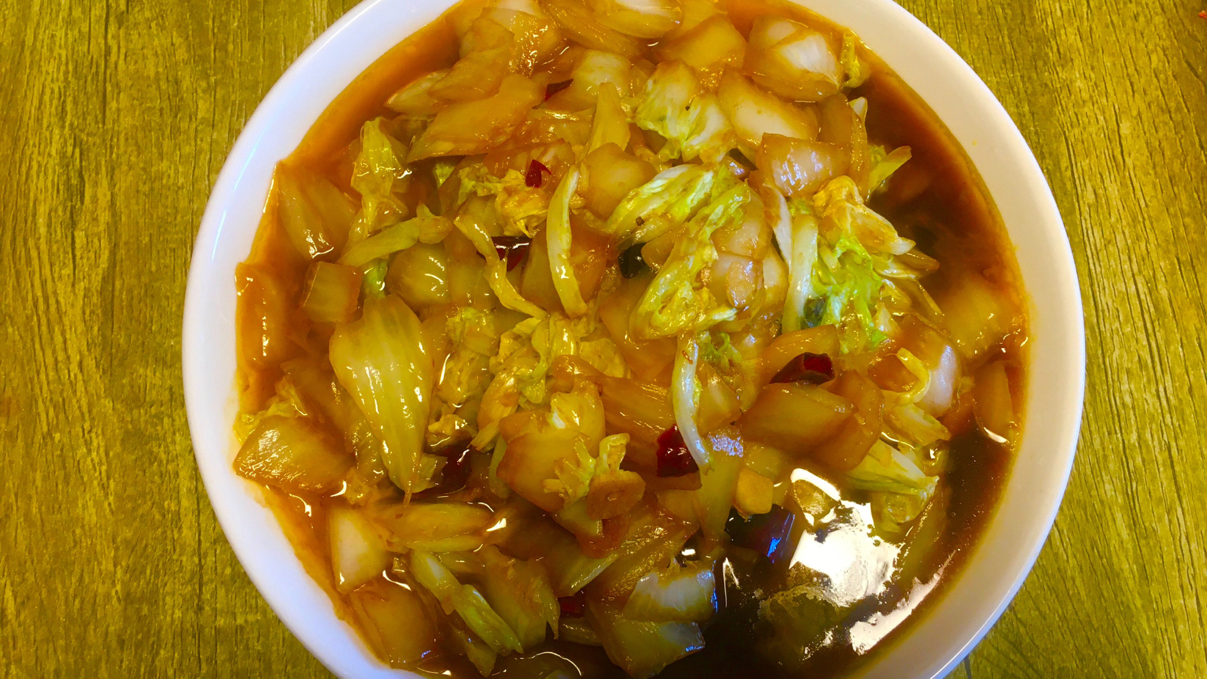 酸辣炒白菜家常菜