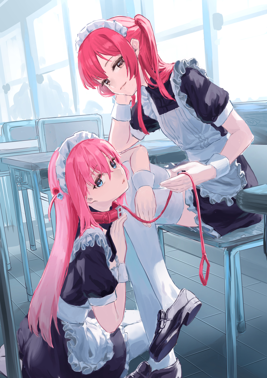 动漫# 喜多和波奇酱玩得太花了吧[害羞] p站画师:えすぶい