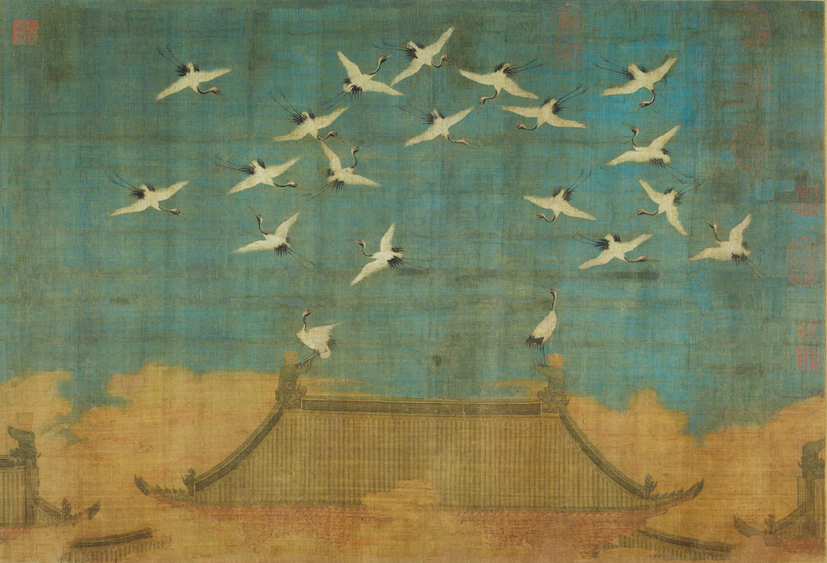 宋徽宗《听琴图》一一琴遇知音还是亡国之音