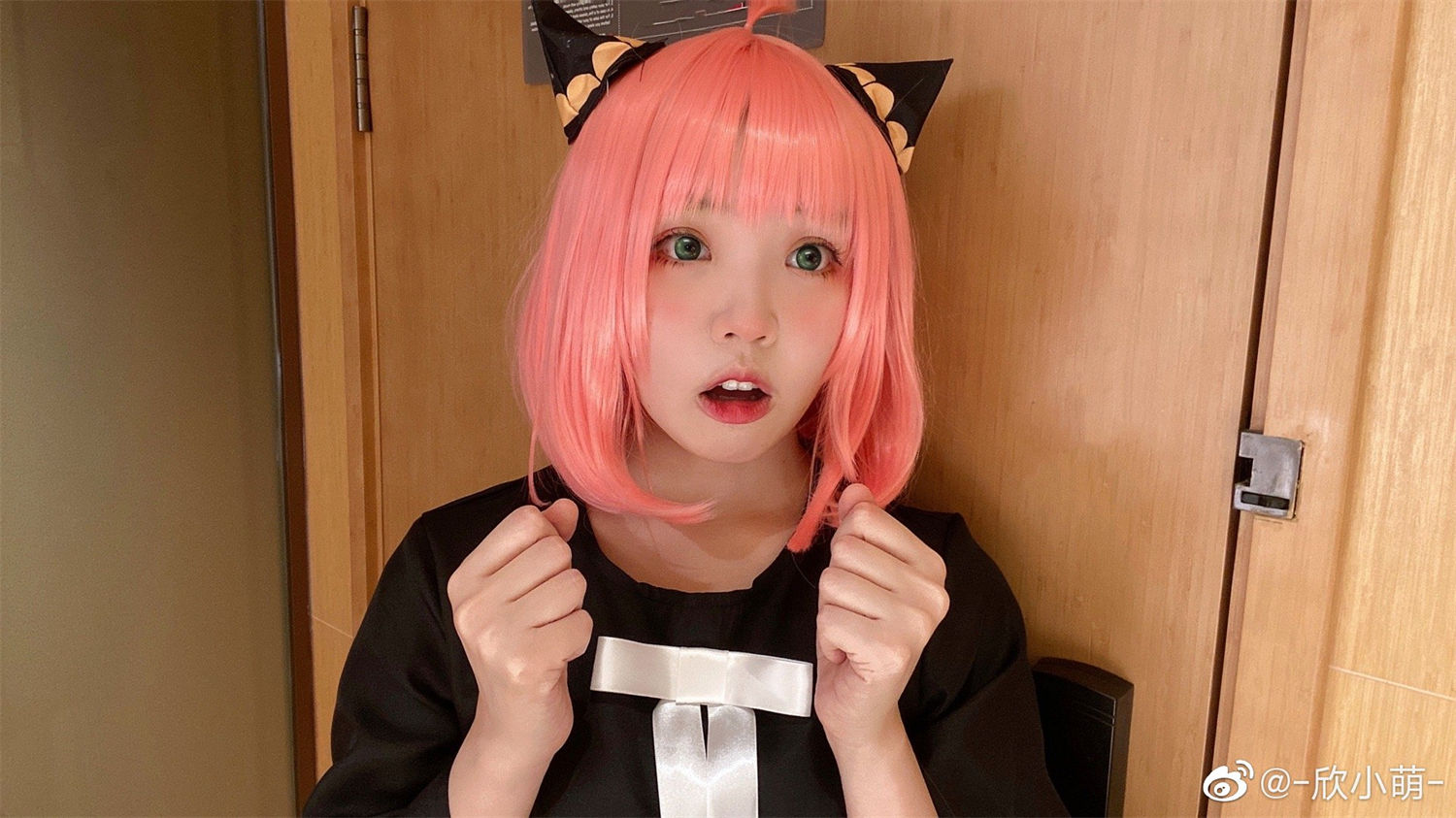 欣小萌超能力者阿尼娅，敲可爱的女鹅