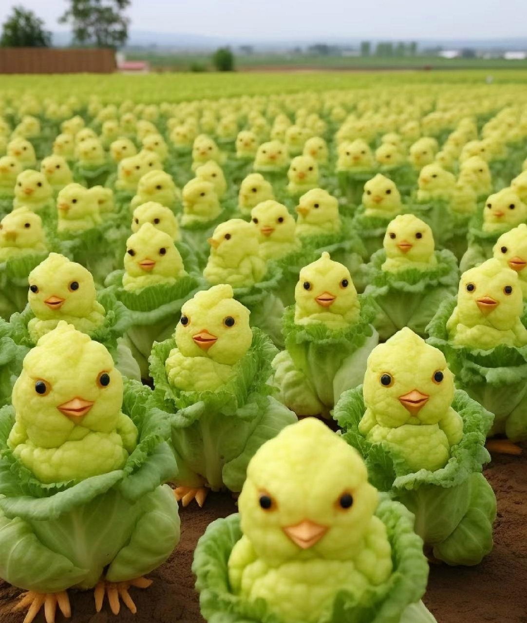 培育的新品种蔬菜,小菜鸡?