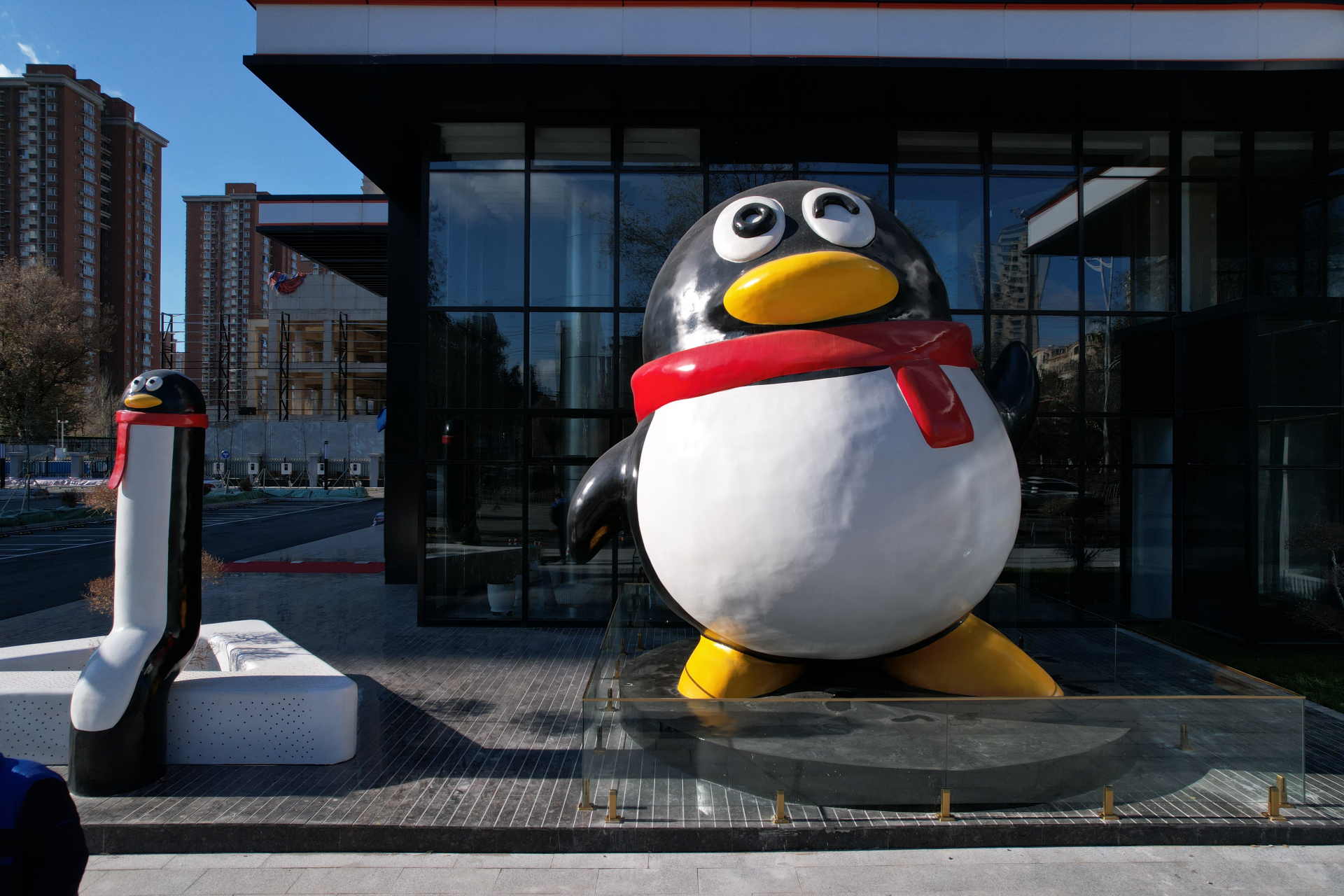 沈阳都市圈吃喝玩乐# 腾讯东北总部已进驻沈阳市铁西区,今天无人机带