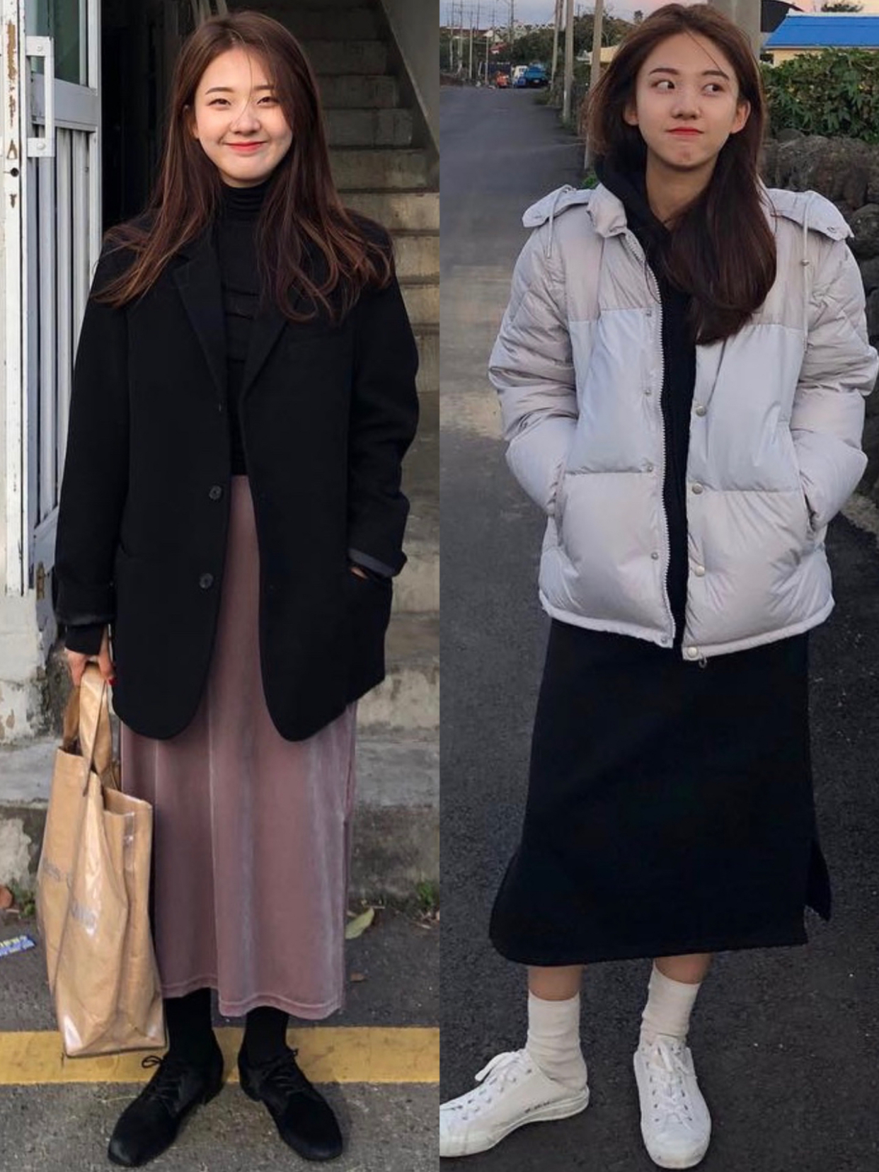 小个子博主秋冬穿搭,掌握这些穿搭技巧,显高还能变身小清新女神