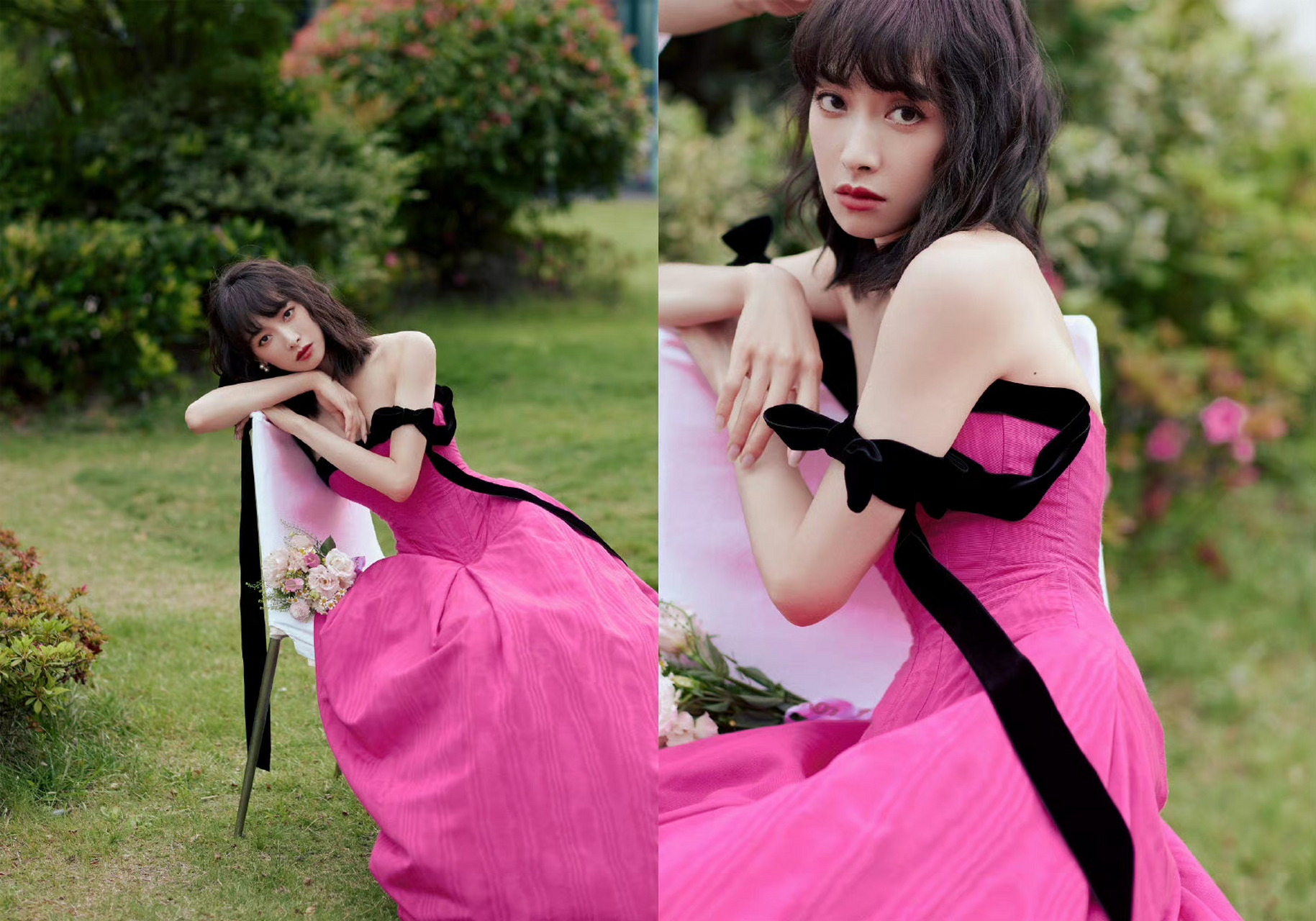 宋茜时尚芭莎年度派对look