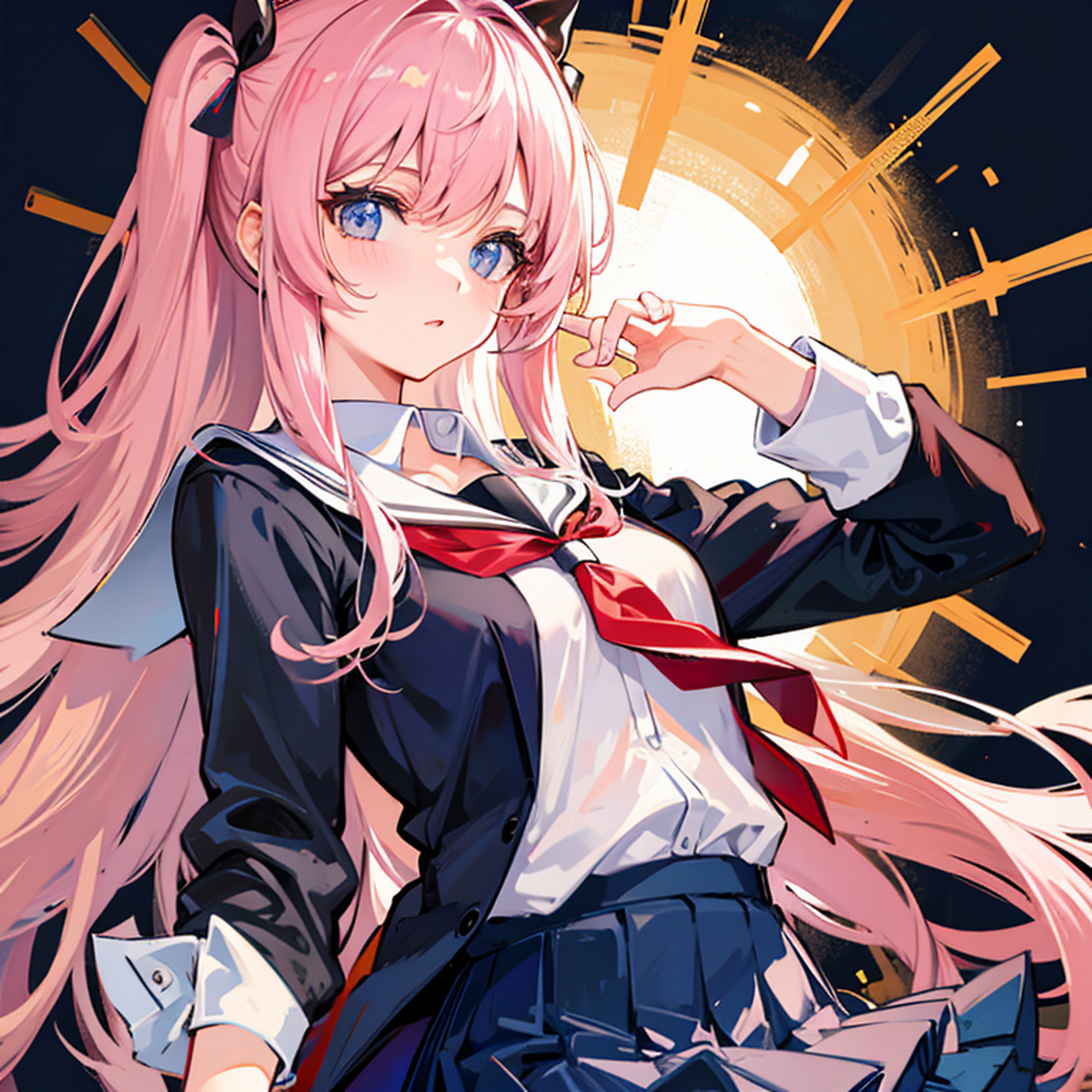 校服二次元美少女美图来啦