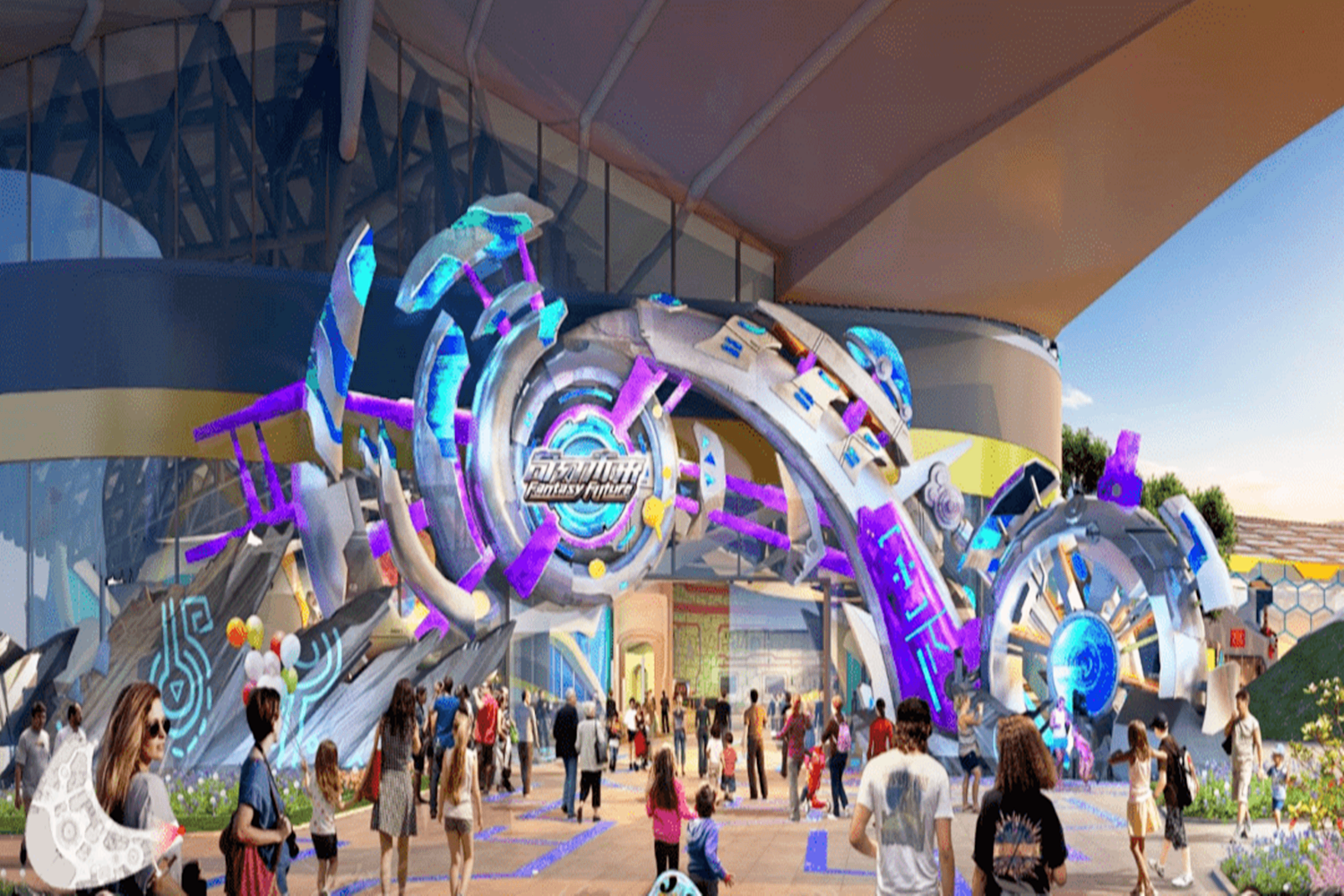 南京在建一座大型室内游乐场,占地约43万平方米,预计2021年开放