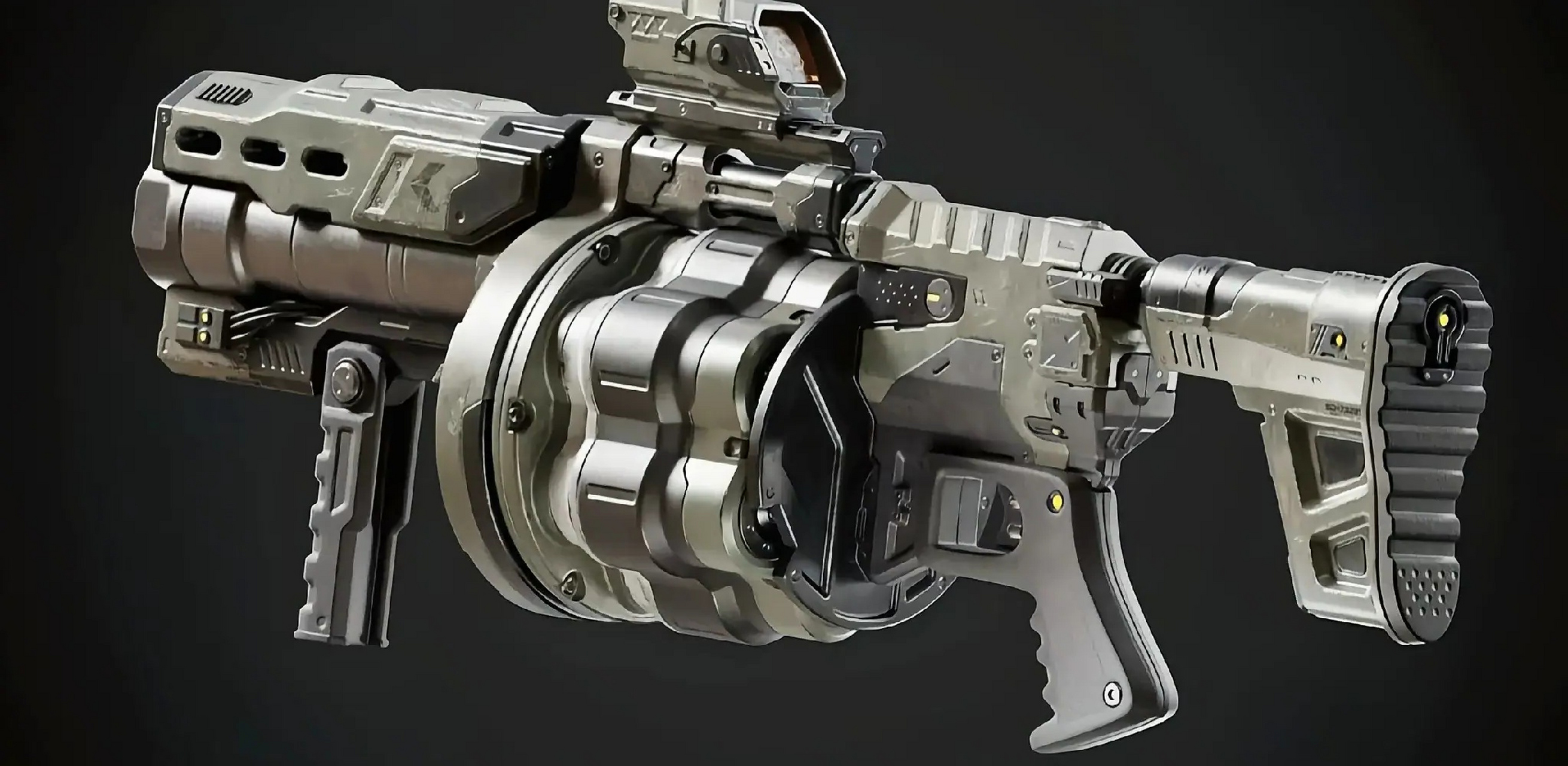 建模欣赏:未来轻武器系统.#动漫# #模型# #科幻