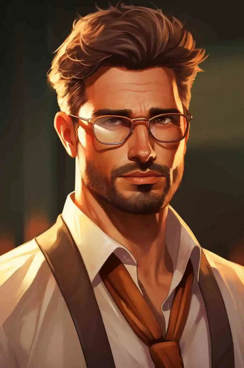 最man的帅大叔#ai绘画# #九月动态激励计划# #漫画