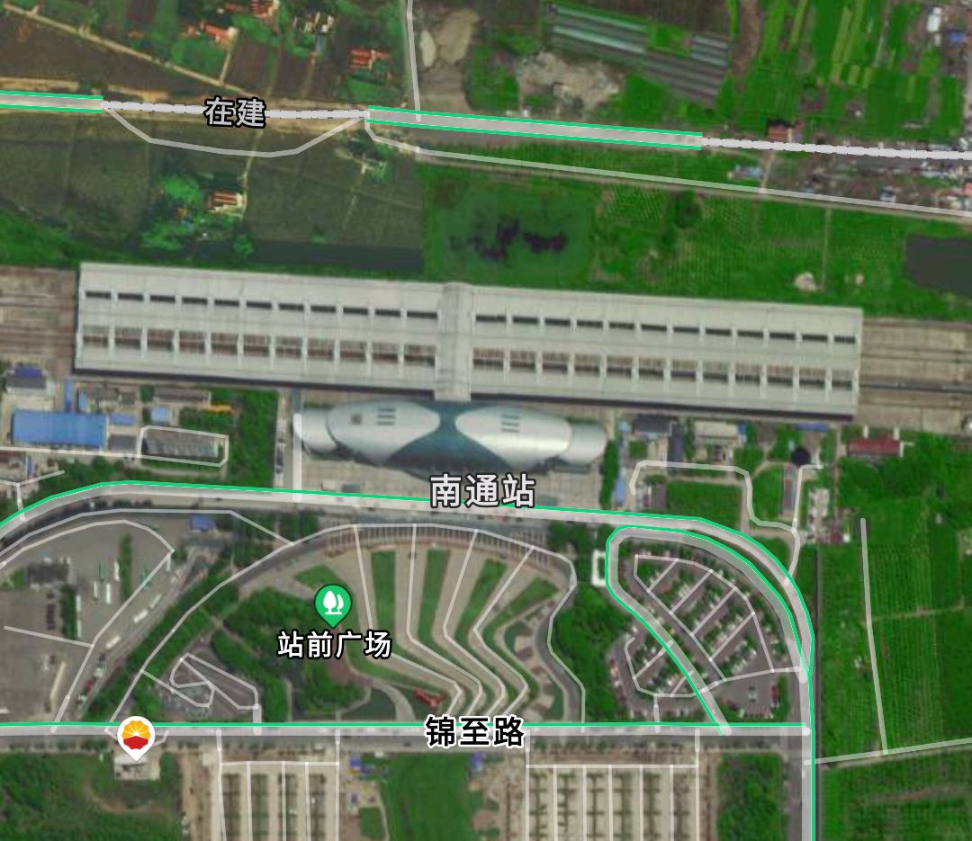 北沿江高铁扬州段走东站,为什么不走南站,这样线路更短更直呢?