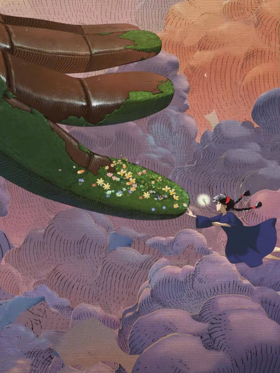 经典动画电影《天空之城》定档6月1日上映,少年巴鲁偶遇从天而降的