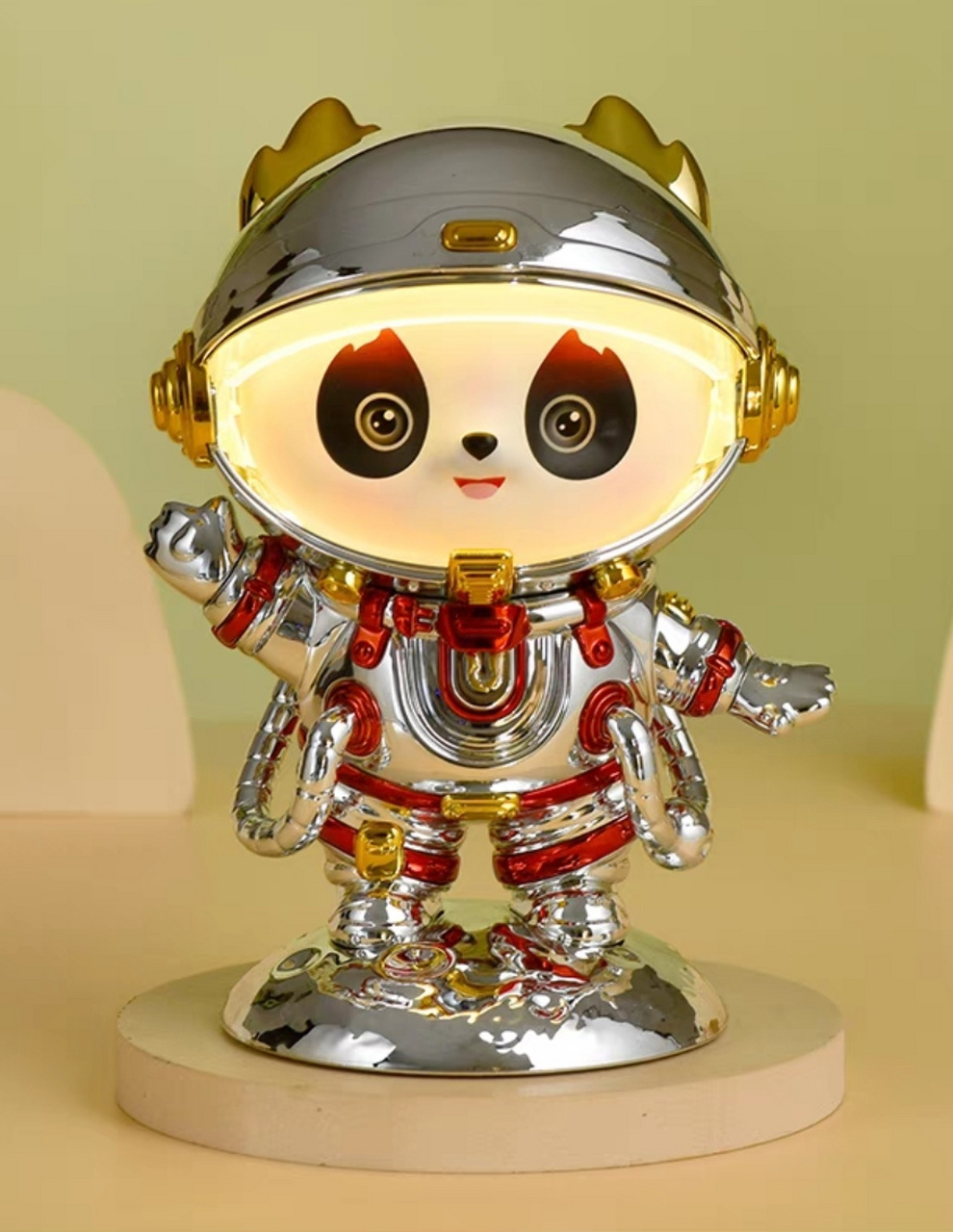 成都大运会蓉宝吉祥物太空熊猫手办摆件宇航员玩偶170mm!#手办# #玩具