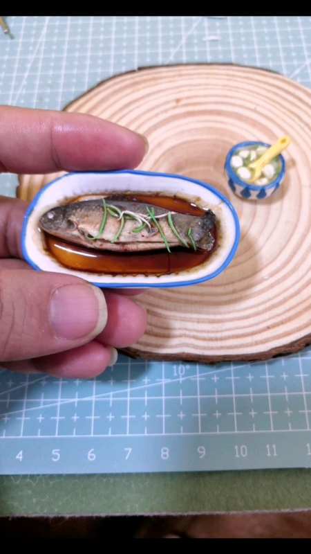 手工粘土小鱼的做法图片