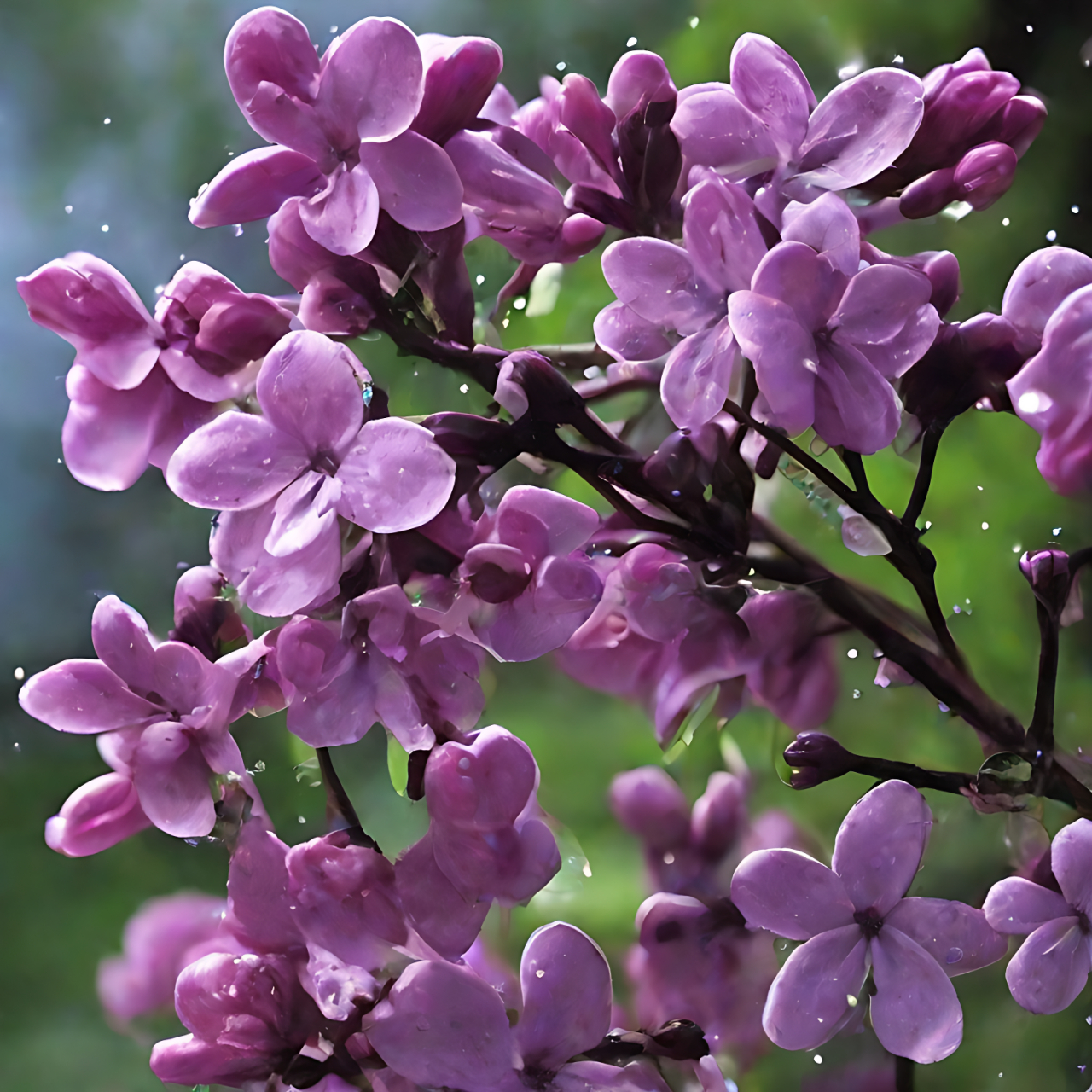 紫丁香花的气味图片