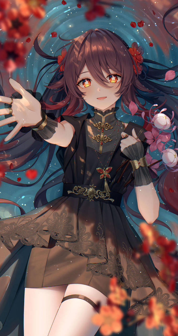 礼服胡桃[色][色][色] 画师:ぶし#原神# #二次元# #二次元美图