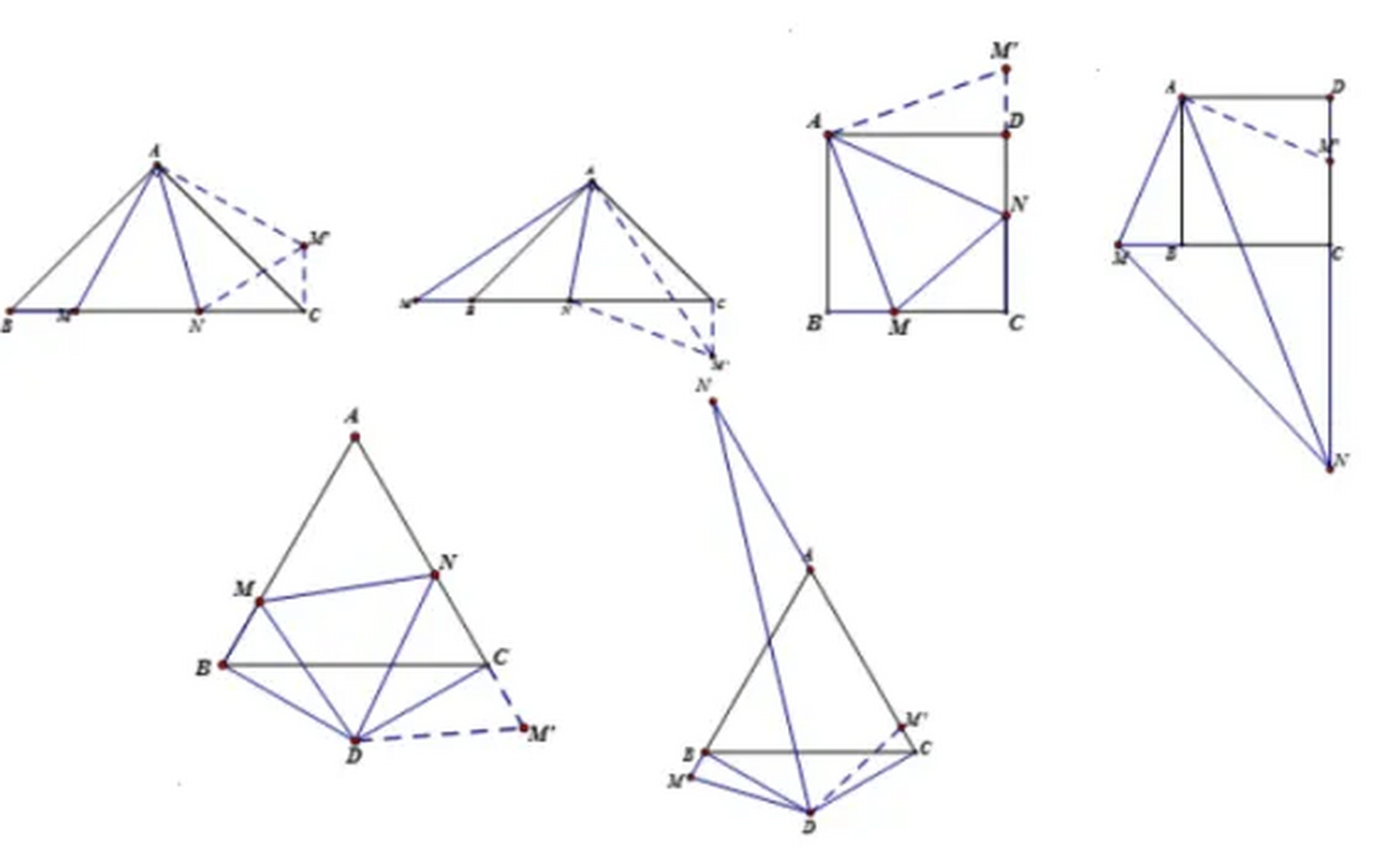 初中数学提升# 初中数学关于半角模型其解决的方法需要做辅助线,主要