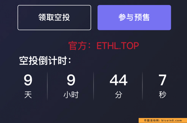 ETH大跌，购买ETHL预售大好前景，倒计时上线还剩5天