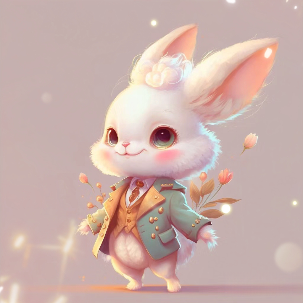 绅士兔系列,西装款风度翩翩