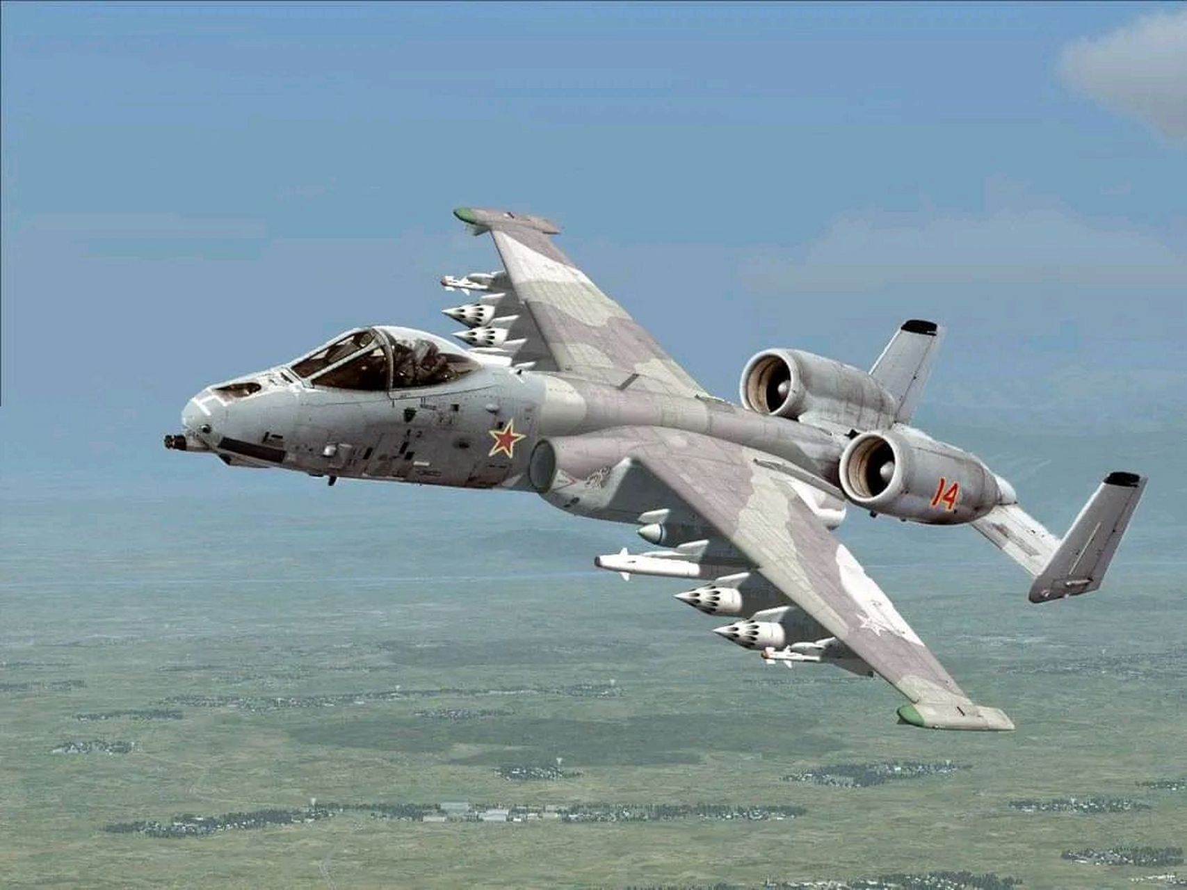 a10是一架性能与颜值都很不错的攻击机,深受军迷的喜爱,喜欢的表现也