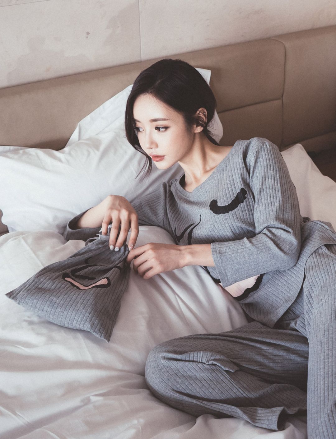 女神孙允珠|心心睡衣装