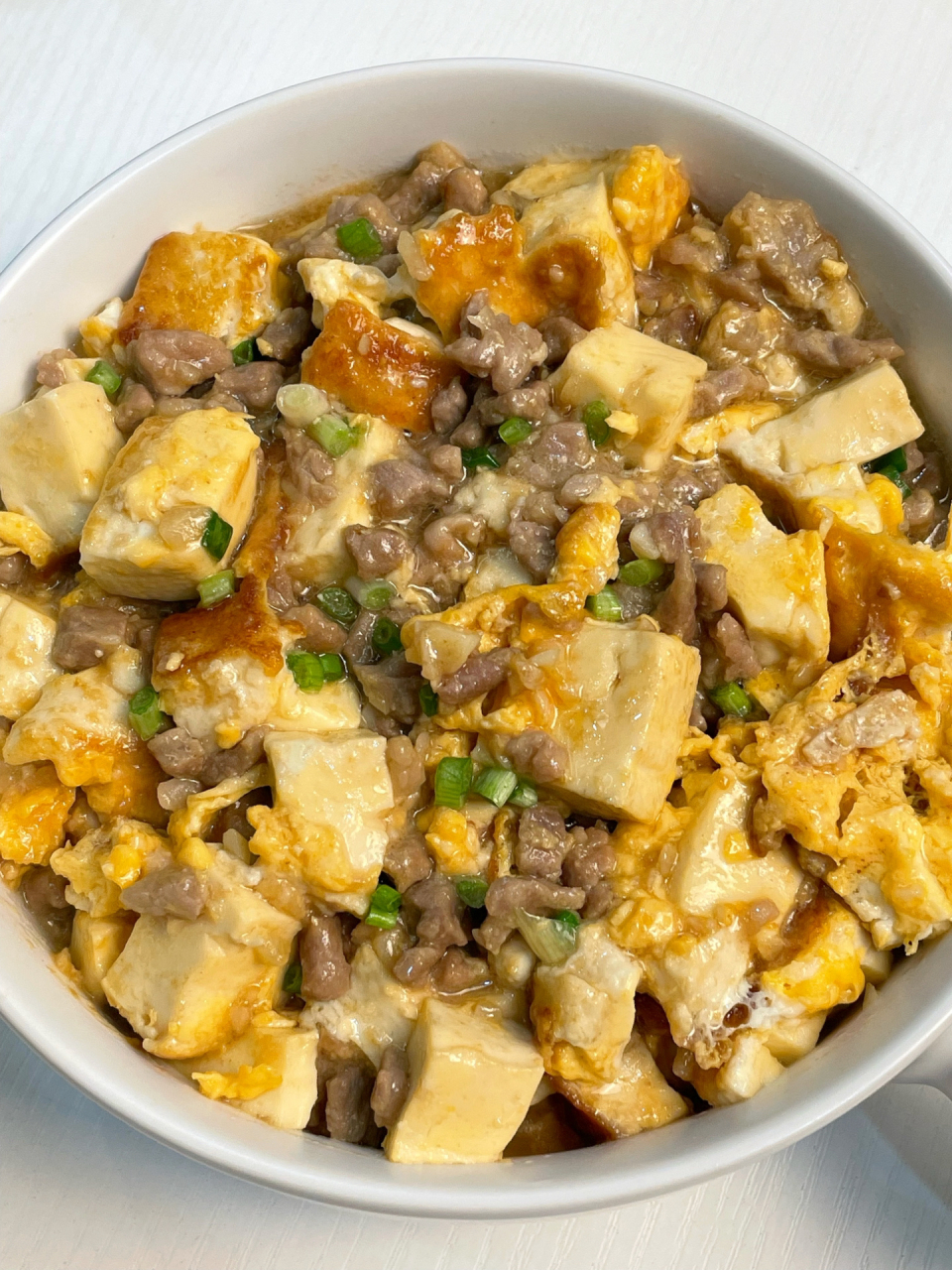 9799食材: 肉末,鸡蛋,嫩豆腐  9799步骤: 教程步骤如图所示