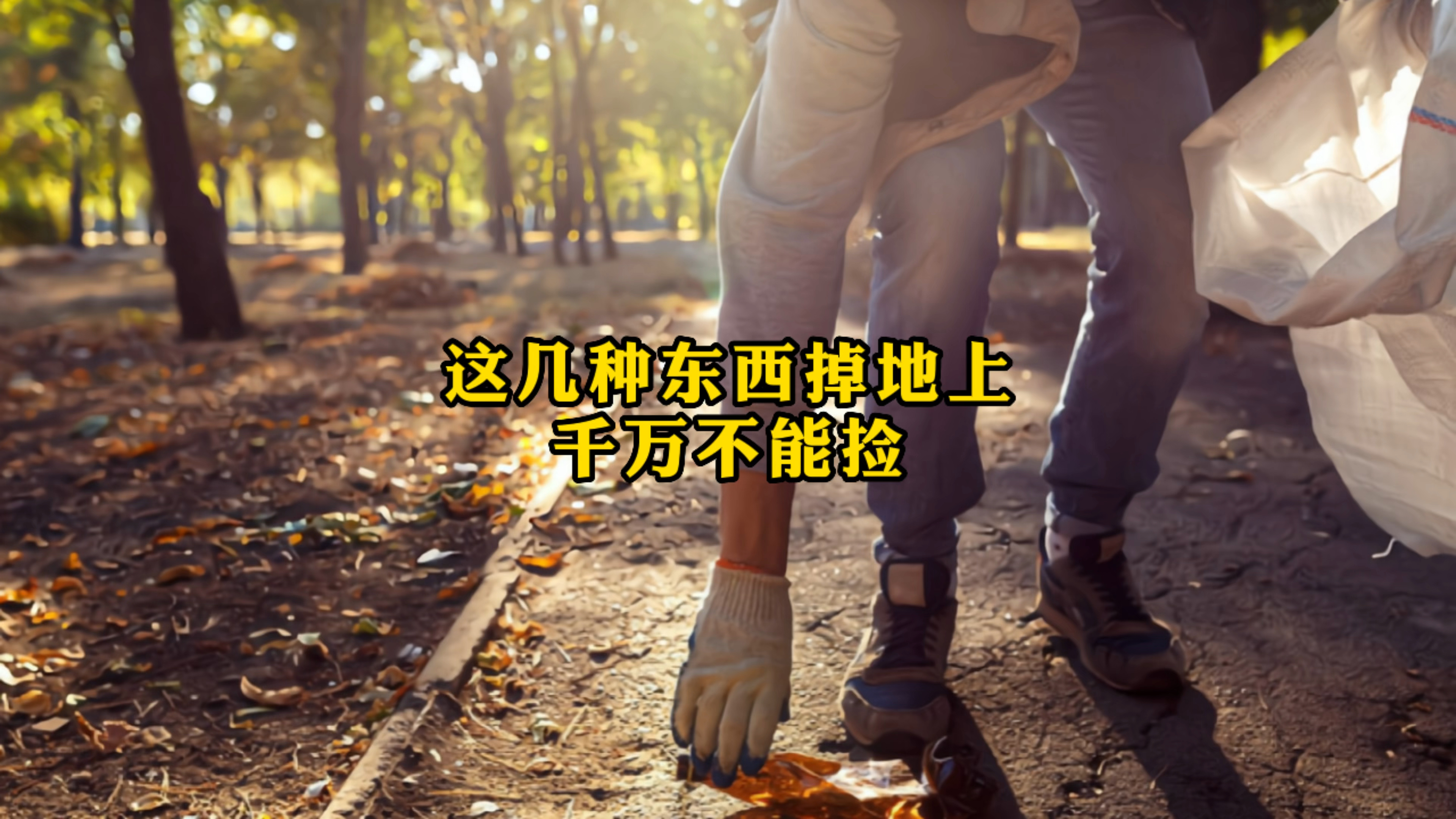 你有捡过地上的东西吗