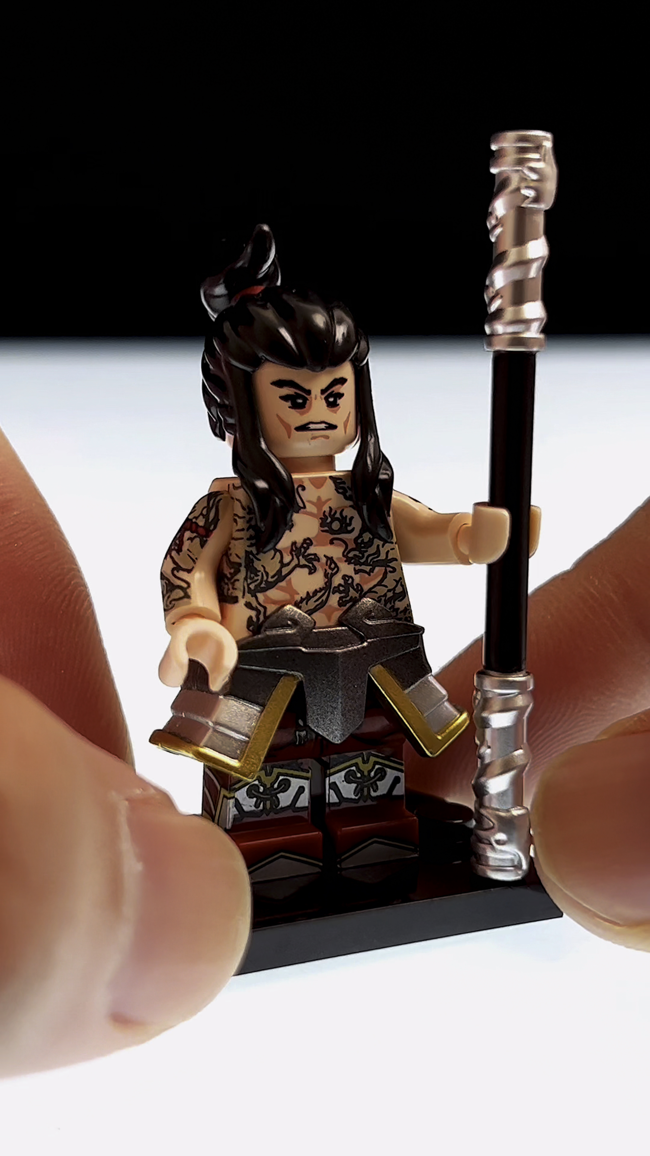 水浒传英雄积木人仔,九纹龙史进