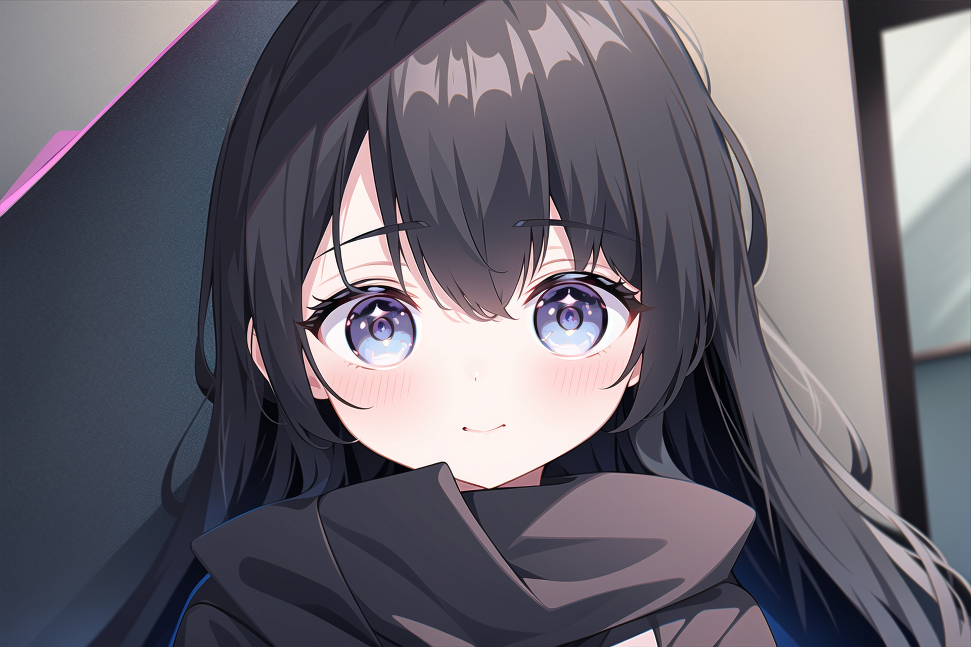 一双卡姿兰大眼睛,一脸天真可爱