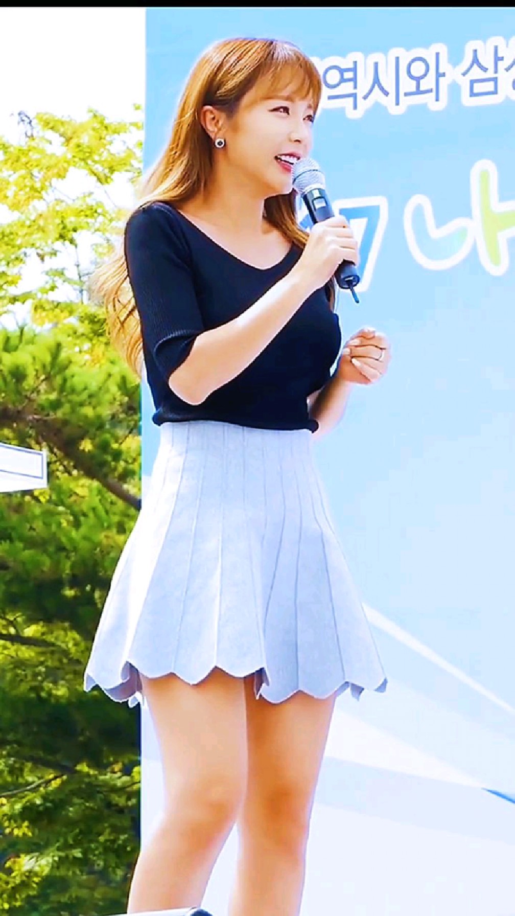 洪真英饭拍现场 中场互动