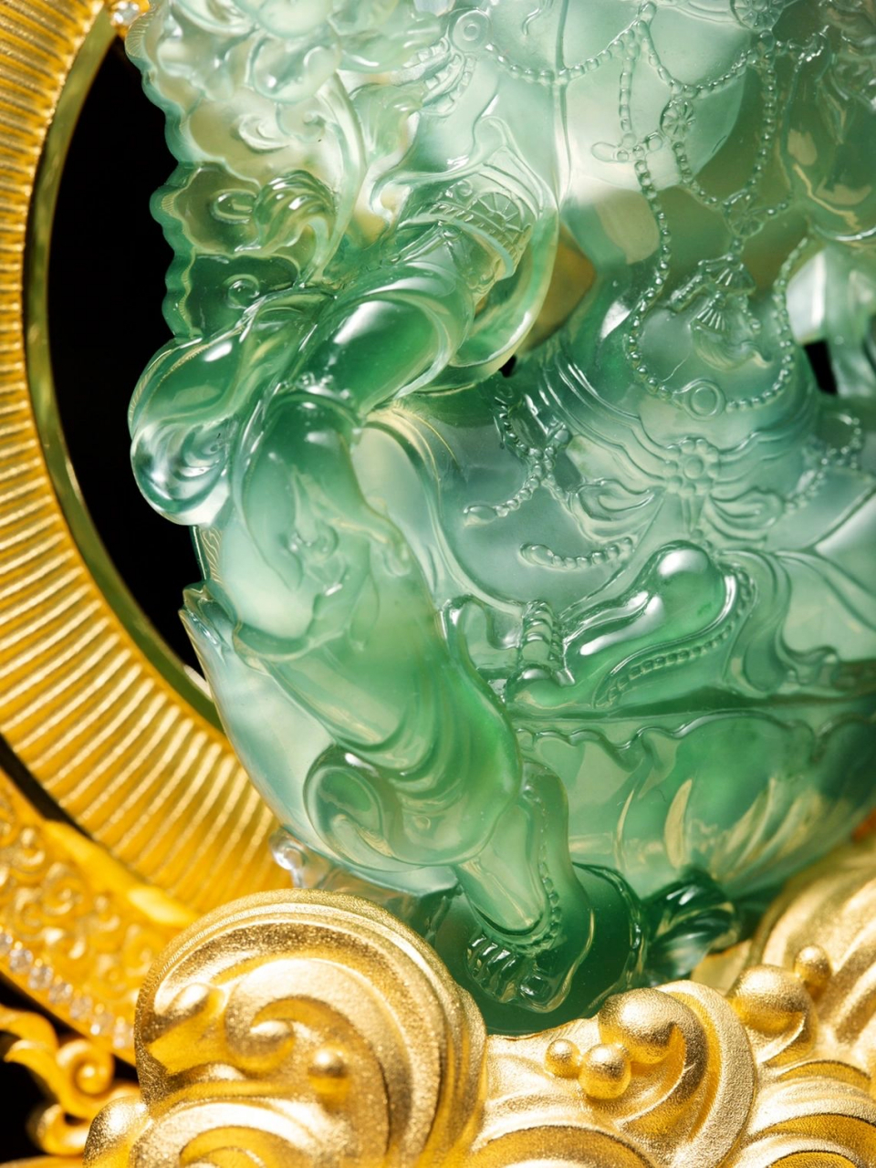 收藏级吊摆两用款绿度母图集|||收藏起来#翡翠# #翡翠挂件# #缅甸翡翠