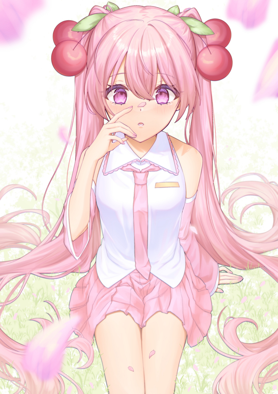 画师:もゆ,樱未来(粉色的公主殿下)#二次元美图# #我爱二次元# #初音