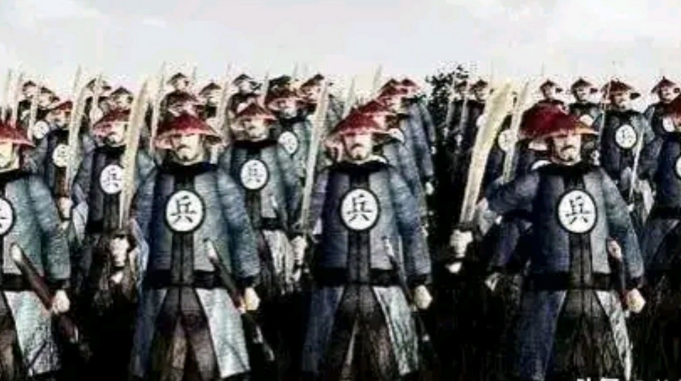 清朝绿营兵,绿营兵是入关后,为补八旗兵力不足,由招募汉人为主组建的