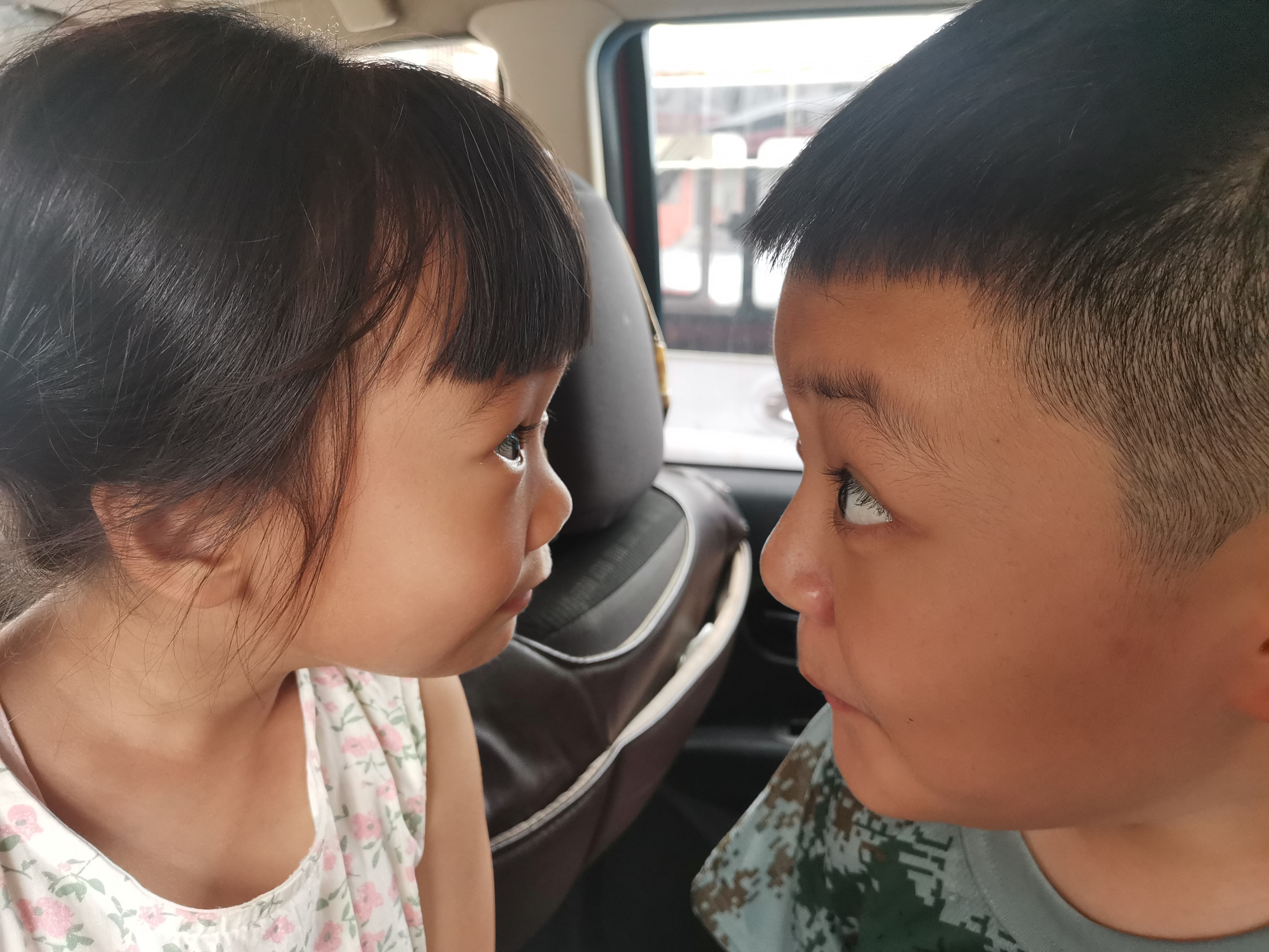 这就是传说中的大眼瞪小眼