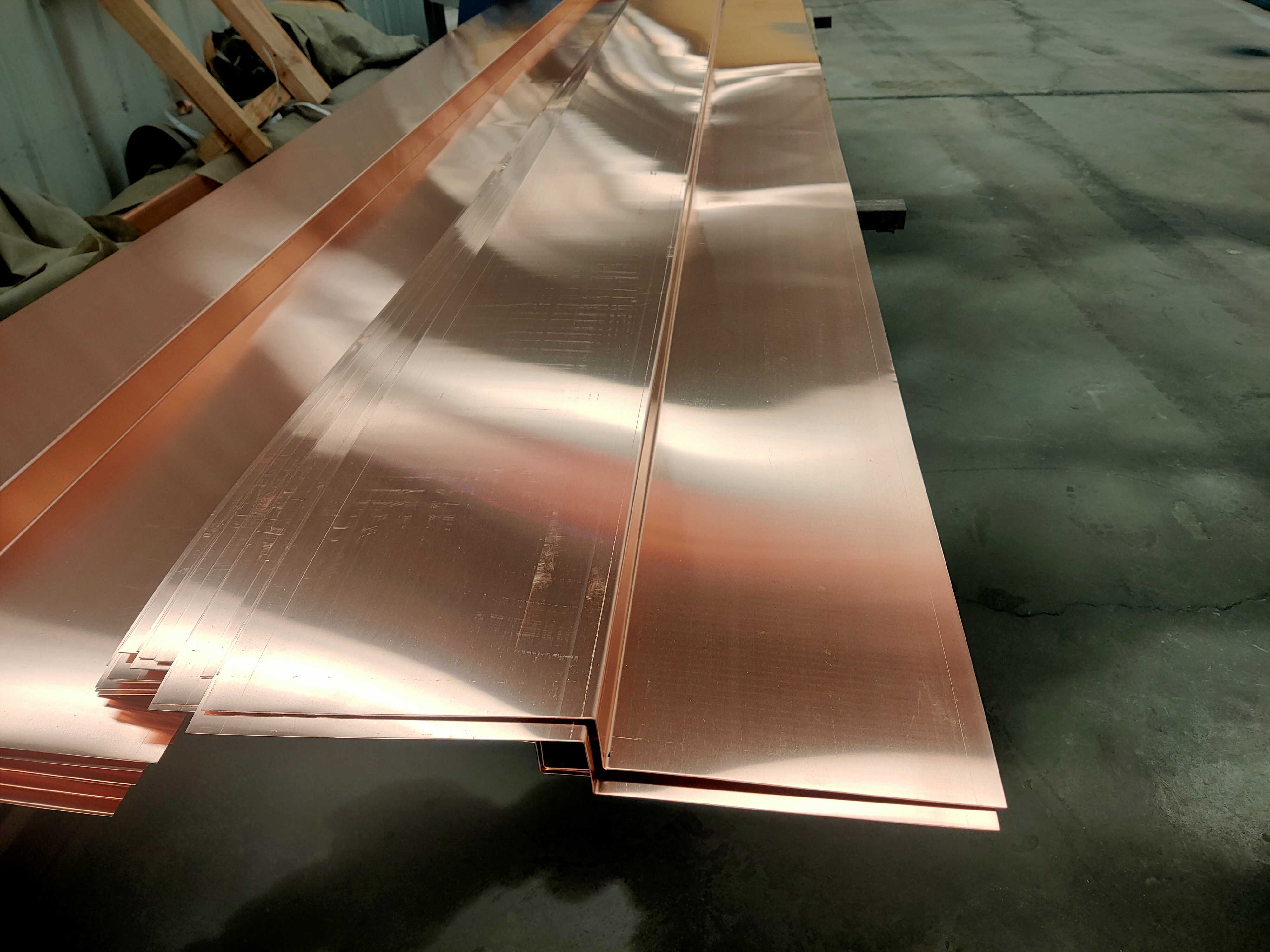 紫铜止水铜片 t2m铜止水muv弧形紫铜复合铜止水片